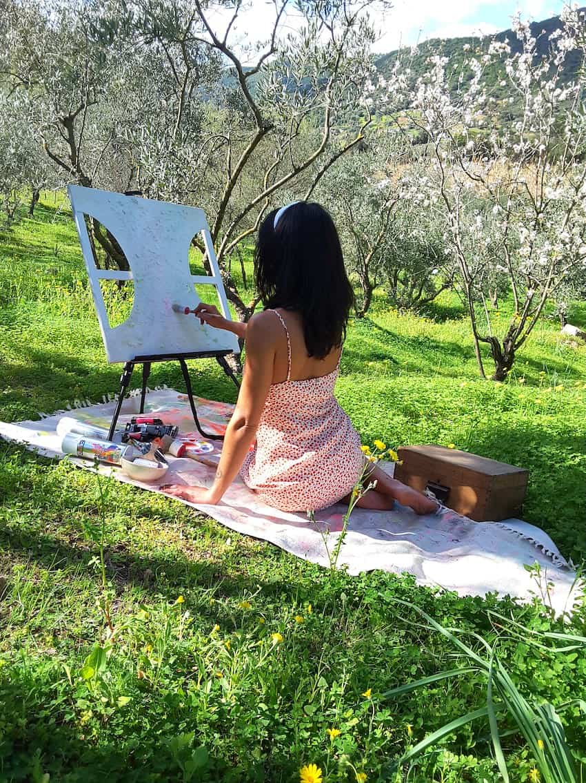 I nostri laboratori di pittura en plein air